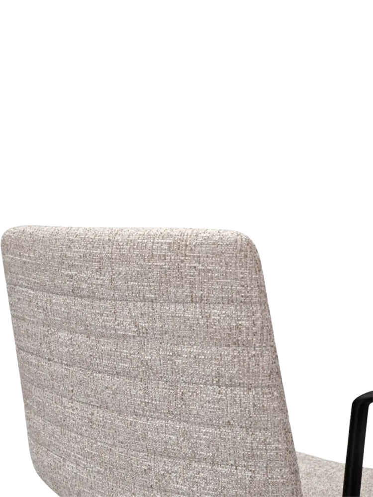 Cavel Lincoln Bureaustoel | Zand OTE Stof | Mat Zwart Cavel Lincoln Bureaustoel | Zand OTE Stof | Mat Zwart