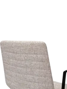Cavel Lincoln Bureaustoel | Zand OTE Stof | Mat Zwart