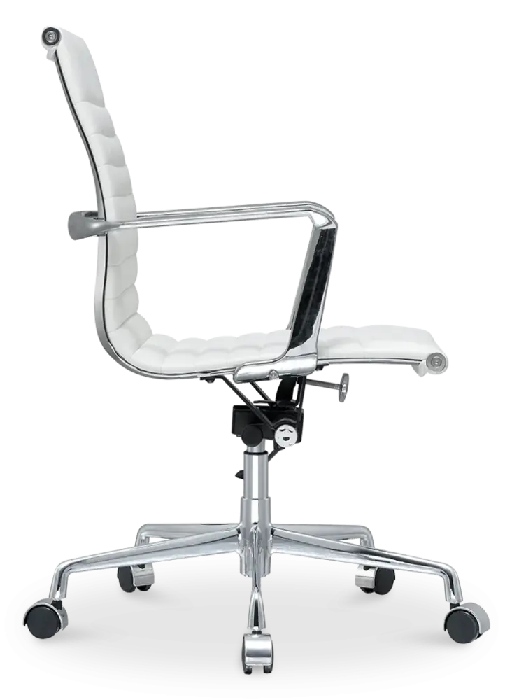 Artson Vergaderset Eiken 280×90 + 6× CD 117 Wit Leer Artson Vergaderset Eiken 280×90 + 6× CD 117 Wit Leer