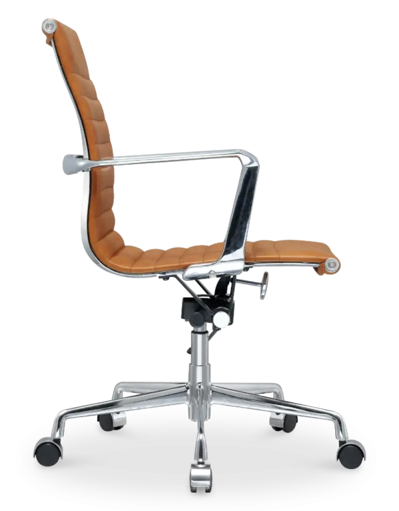 Cavel CD 117 Bureaustoel Cognac Leer Cavel CD 117 Bureaustoel Cognac Leer