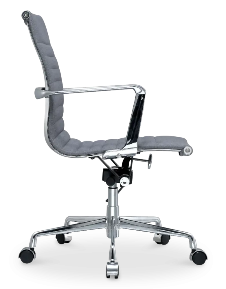 Cavel CD 117 Bureaustoel Grijs Linnen