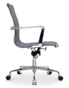 Cavel CD 117 Bureaustoel Grijs Linnen