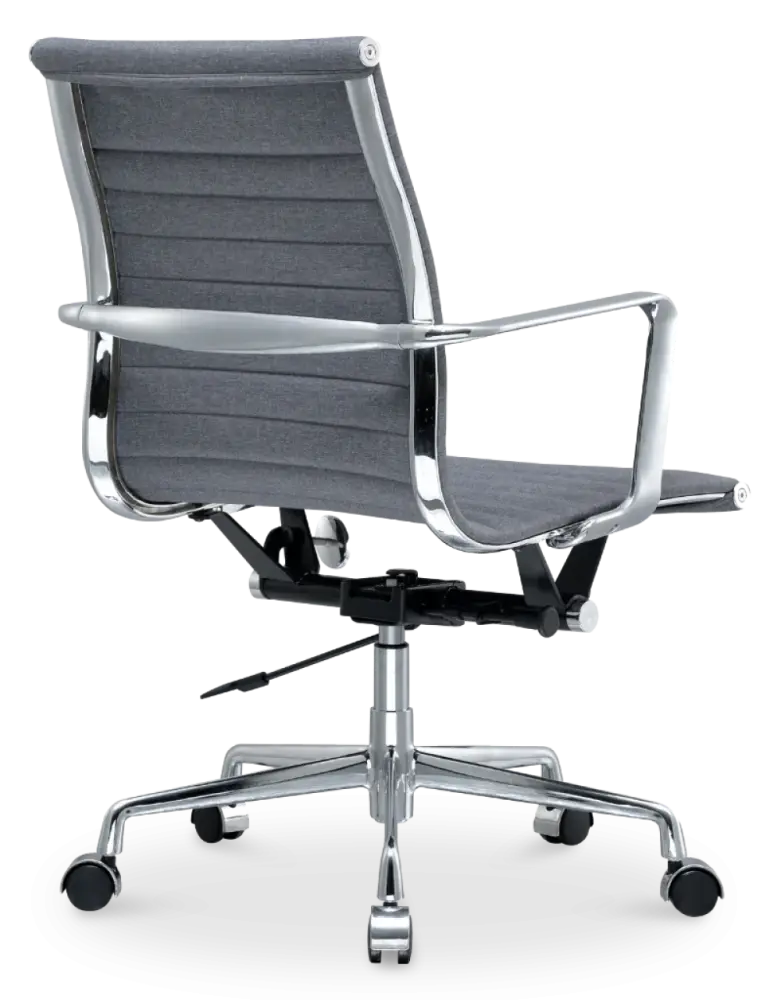 Cavel CD 117 Bureaustoel Grijs Linnen