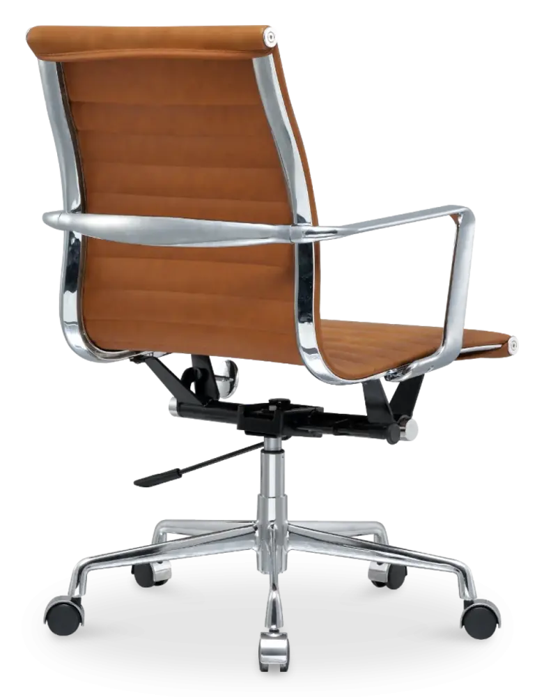 Cavel CD 117 Bureaustoel Cognac Leer Cavel CD 117 Bureaustoel Cognac Leer