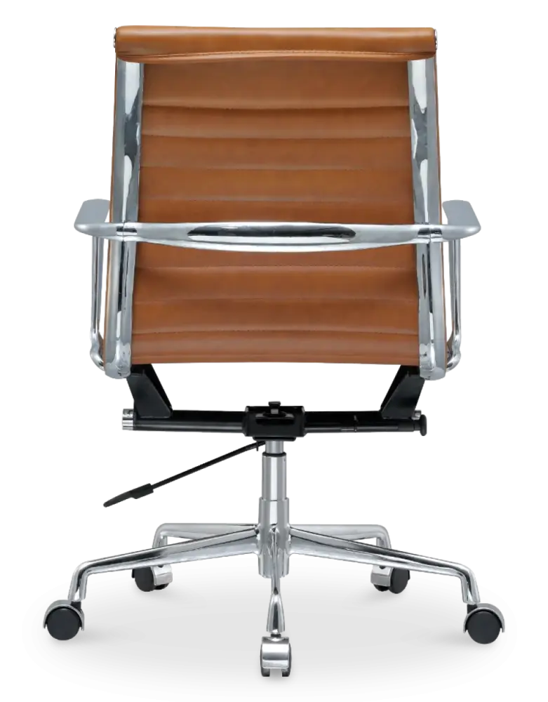 Cavel CD 117 Bureaustoel Cognac Leer Cavel CD 117 Bureaustoel Cognac Leer