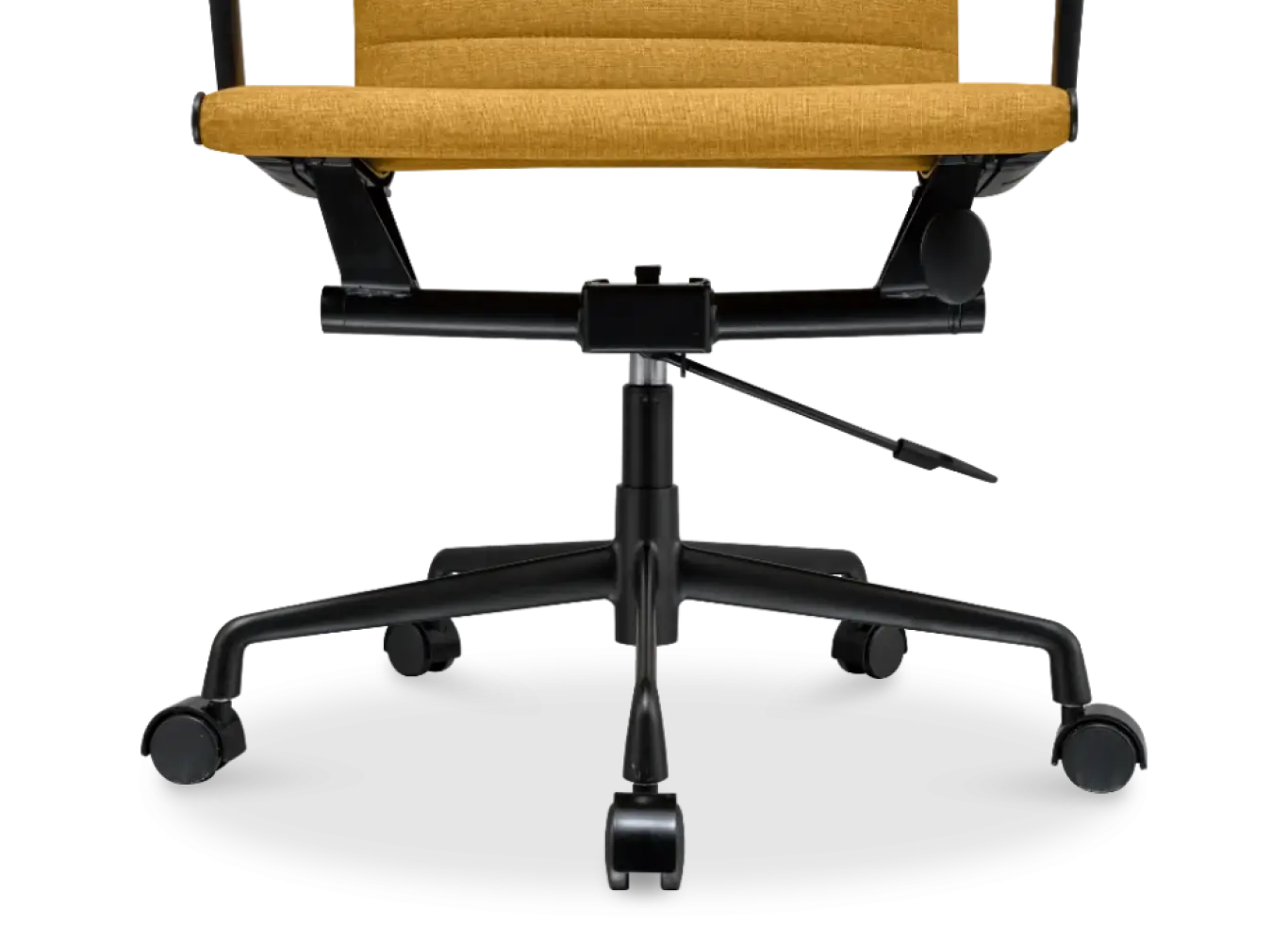 Cavel CD 119 Bureaustoel Oker Linnen | Zwart Frame