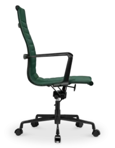 Cavel CD 119 Bureaustoel Groen Linnen | Zwart Frame