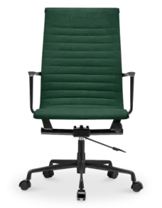 Cavel CD 119 Bureaustoel Groen Linnen | Zwart Frame