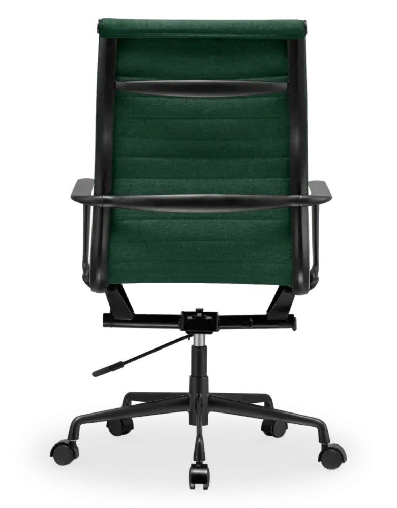 Cavel CD 119 Bureaustoel Groen Linnen | Zwart Frame