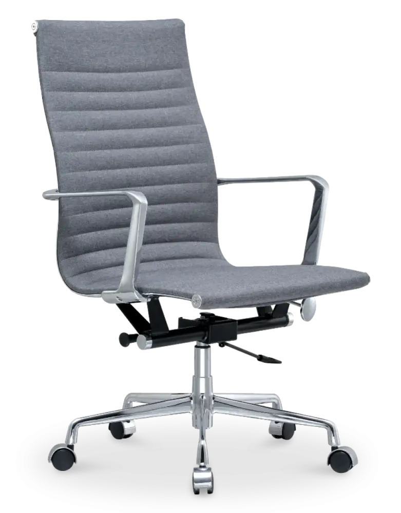 Cavel CD 119 Bureaustoel Grijs Linnen