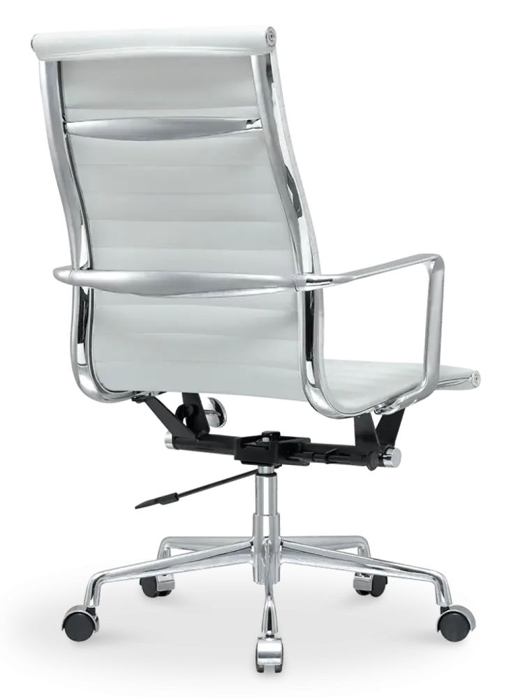 Cavel CD 119 Bureaustoel Wit Leer Cavel CD 119 Bureaustoel Wit Leer