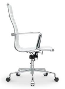 Cavel CD 119 Bureaustoel Wit Leer