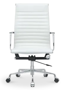 Cavel CD 119 Bureaustoel Wit Leer