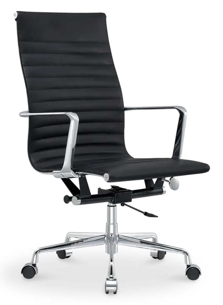 Cavel CD 119 Bureaustoel Zwart Leer