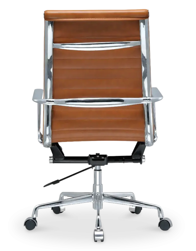 Cavel CD 119 Bureaustoel Cognac Leer Cavel CD 119 Bureaustoel Cognac Leer