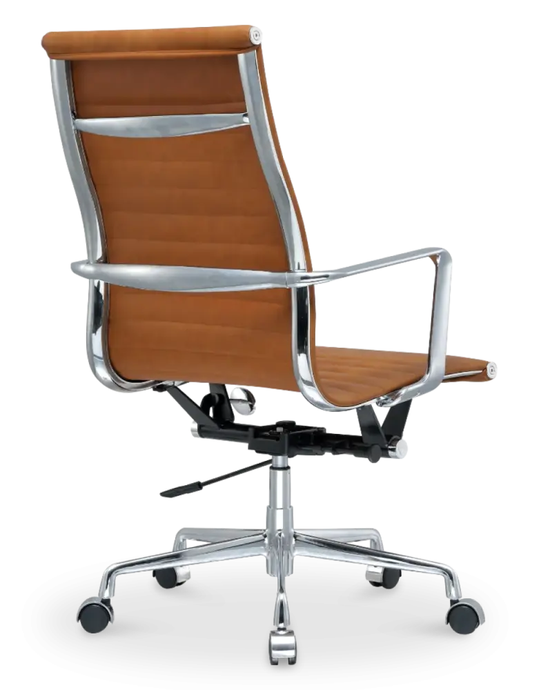 Cavel CD 119 Bureaustoel Cognac Leer Cavel CD 119 Bureaustoel Cognac Leer
