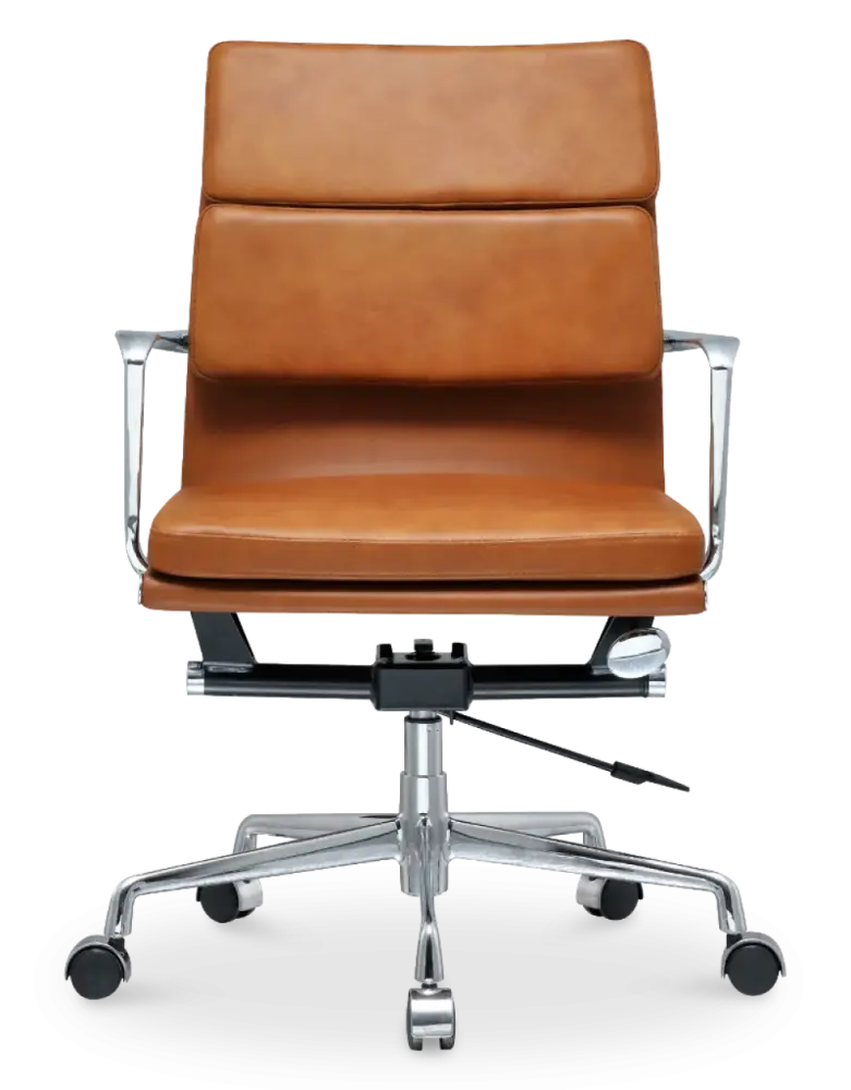 Cavel CD 217 Softpad Bureaustoel Cognac Leer
