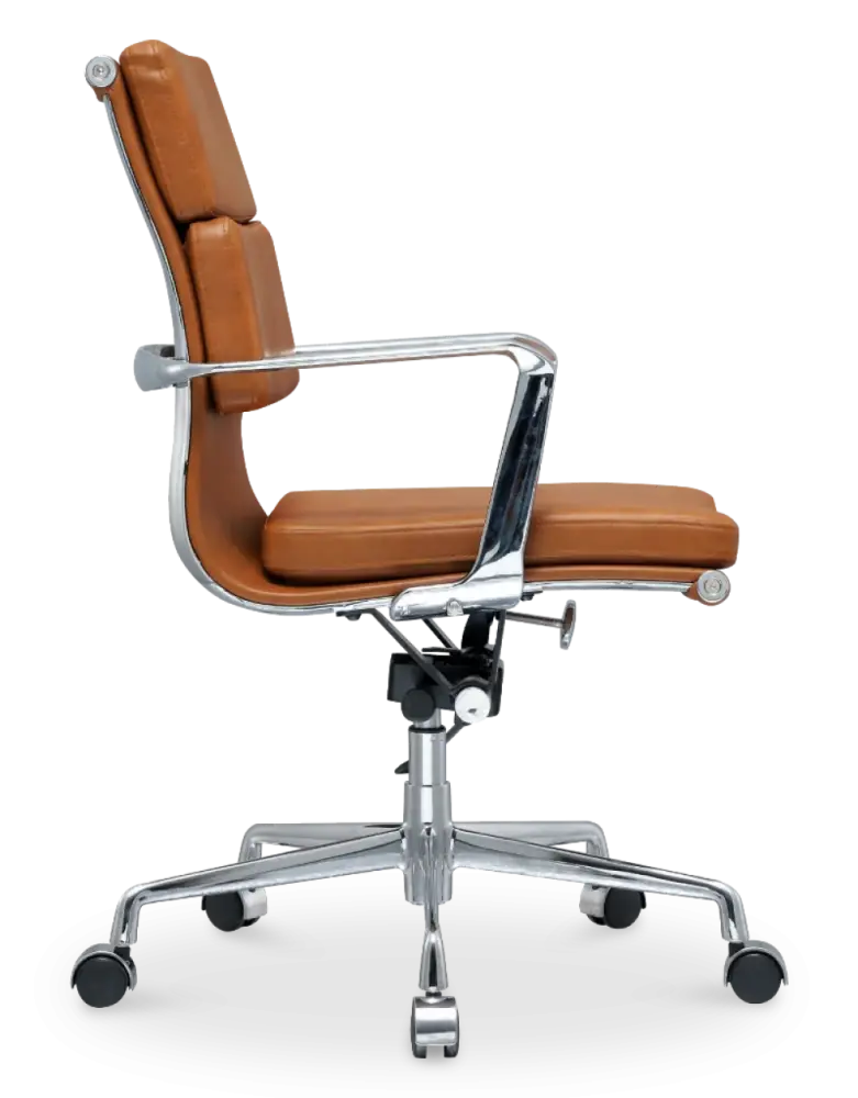 Cavel CD 217 Softpad Bureaustoel Cognac Leer