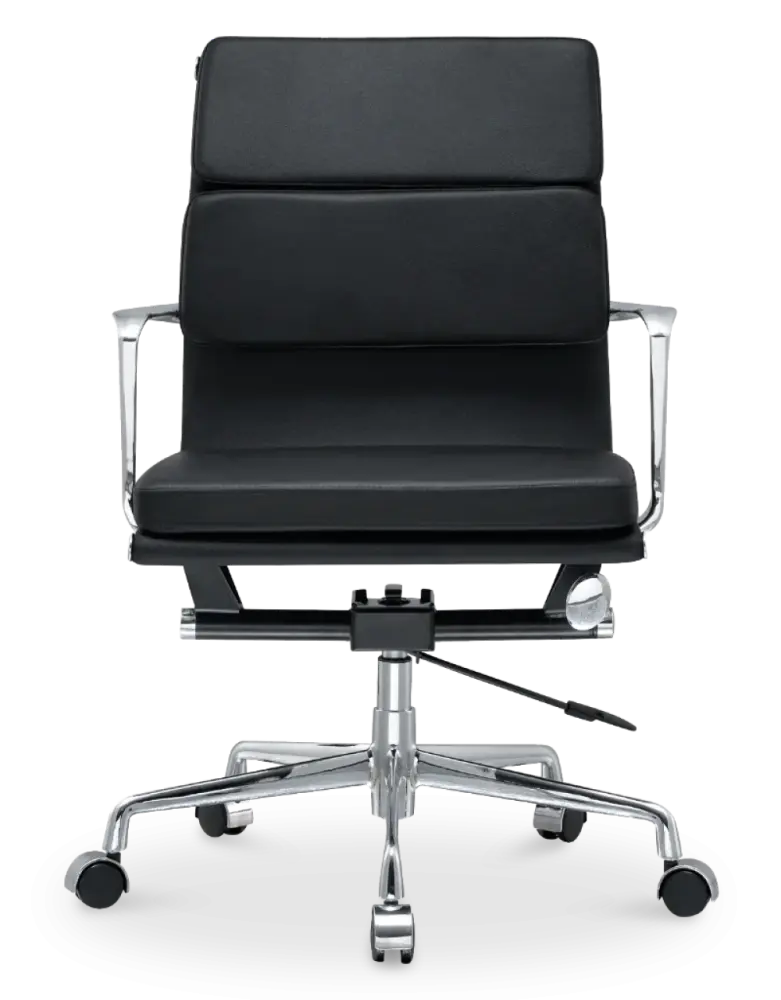 Cavel CD 217 Softpad Bureaustoel Zwart Leer Cavel CD 217 Softpad Bureaustoel Zwart Leer