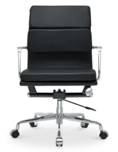 Cavel CD 217 Softpad Bureaustoel Zwart Leer