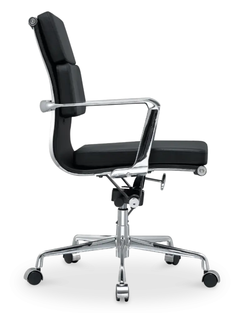 Cavel CD 217 Softpad Bureaustoel Zwart Leer Cavel CD 217 Softpad Bureaustoel Zwart Leer