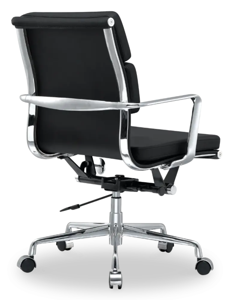 Cavel CD 217 Softpad Bureaustoel Zwart Leer Cavel CD 217 Softpad Bureaustoel Zwart Leer