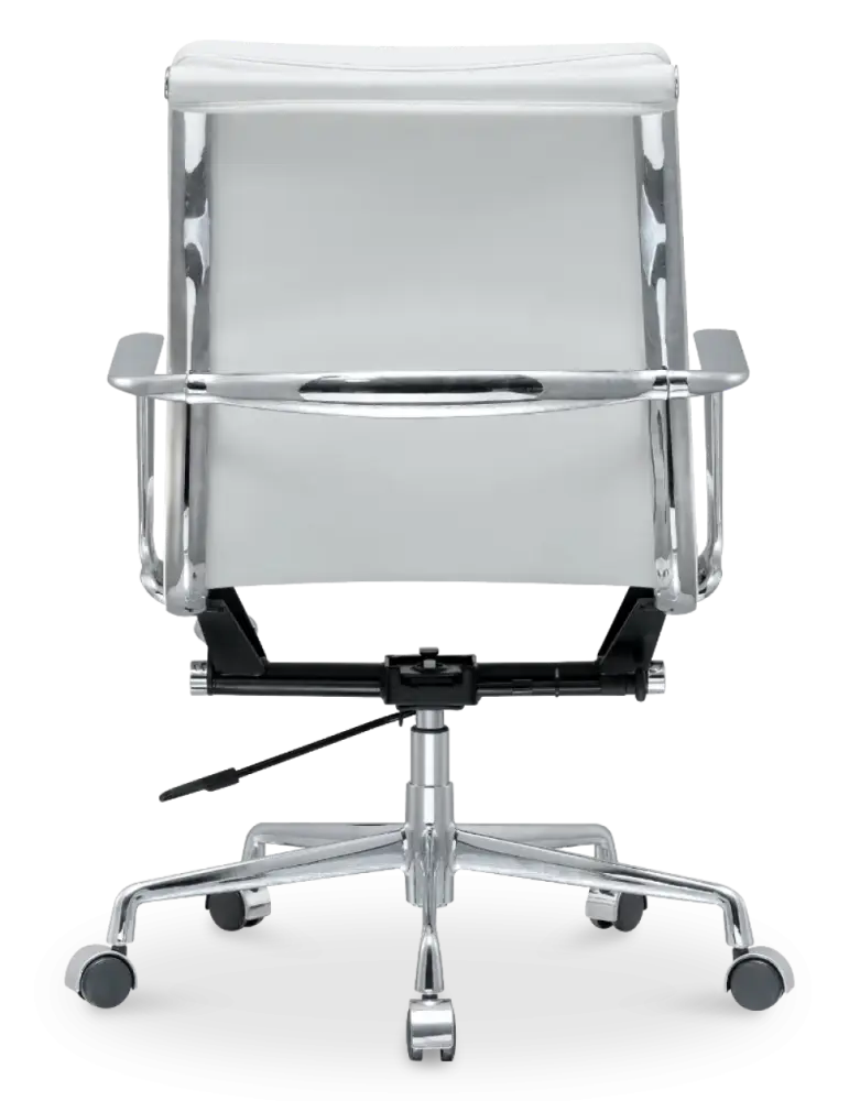 Cavel CD 217 Softpad Bureaustoel Wit Leer