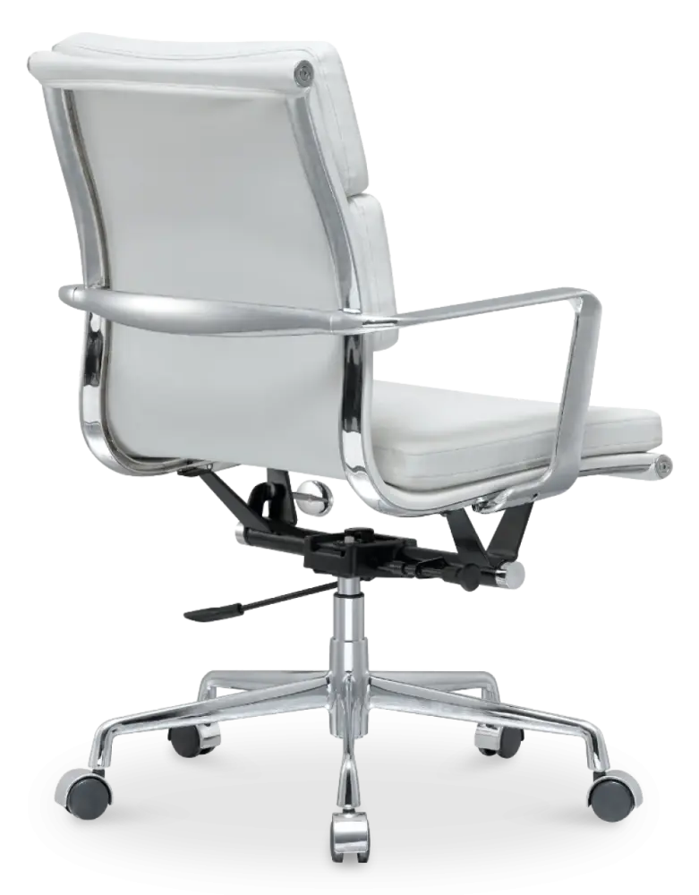 Cavel CD 217 Softpad Bureaustoel Wit Leer
