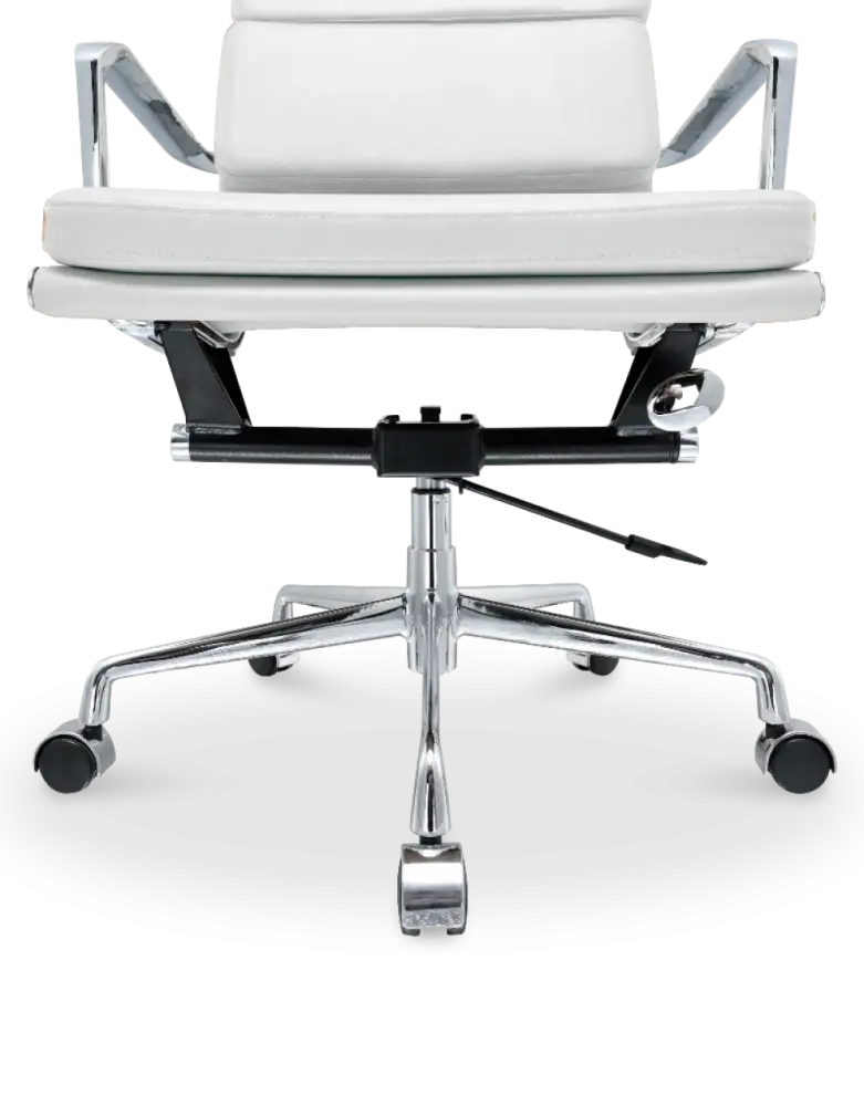 Cavel CD 217 Softpad Bureaustoel Wit Leer