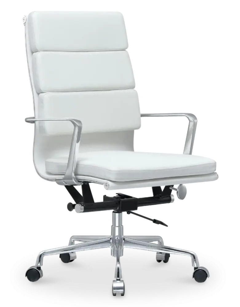 Cavel CD 219 Softpad Bureaustoel Wit Leer Cavel CD 219 Softpad Bureaustoel Wit Leer