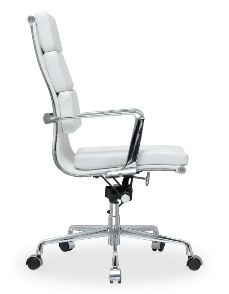 Cavel CD 219 Softpad Bureaustoel Wit Leer Cavel CD 219 Softpad Bureaustoel Wit Leer