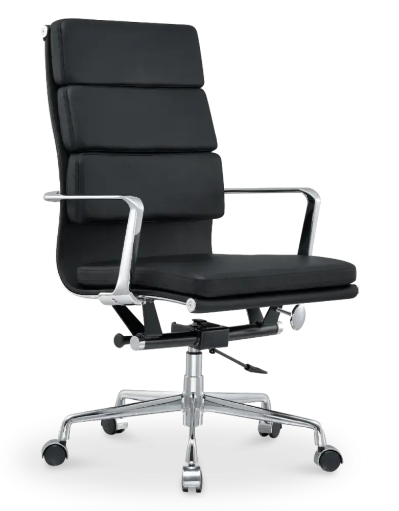 Cavel CD 219 Softpad Bureaustoel Zwart Leer Cavel CD 219 Softpad Bureaustoel Zwart Leer