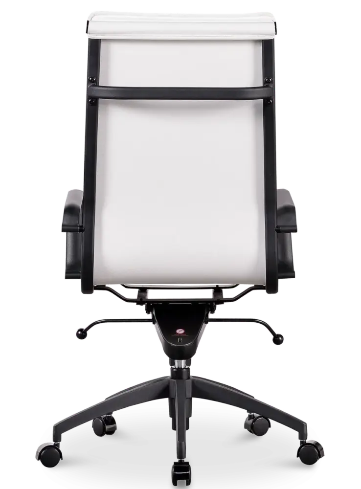 Diamond Softpad Bureaustoel Wit | Hoge Rug