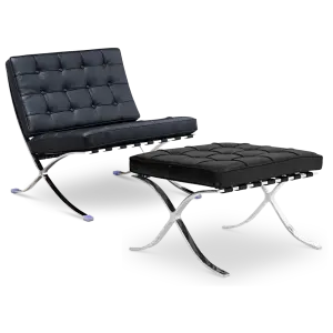 Paviljoen Chair Luxe Volleer Zwart