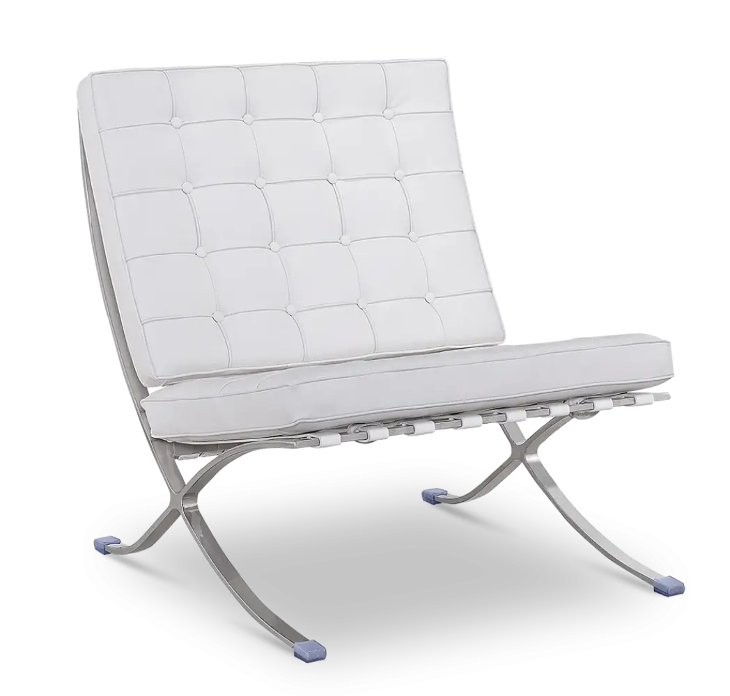 Paviljoen Chair XL Wit Leer Paviljoen Chair XL Wit Leer