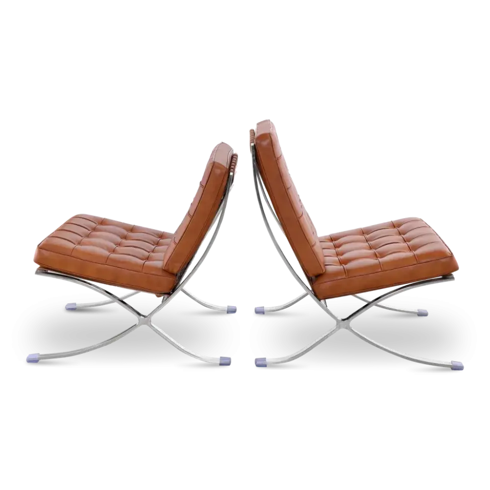 Paviljoen Chair XL Cognac/Bruin Leer Paviljoen Chair XL Cognac/Bruin Leer