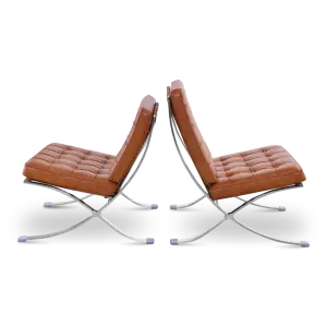 Paviljoen Chair XL Cognac/Bruin Leer