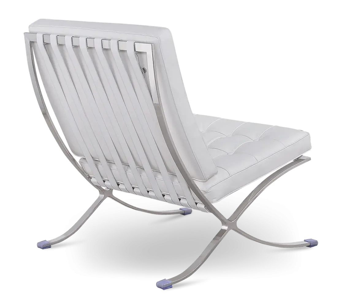 Paviljoen Chair XL Wit Leer Paviljoen Chair XL Wit Leer