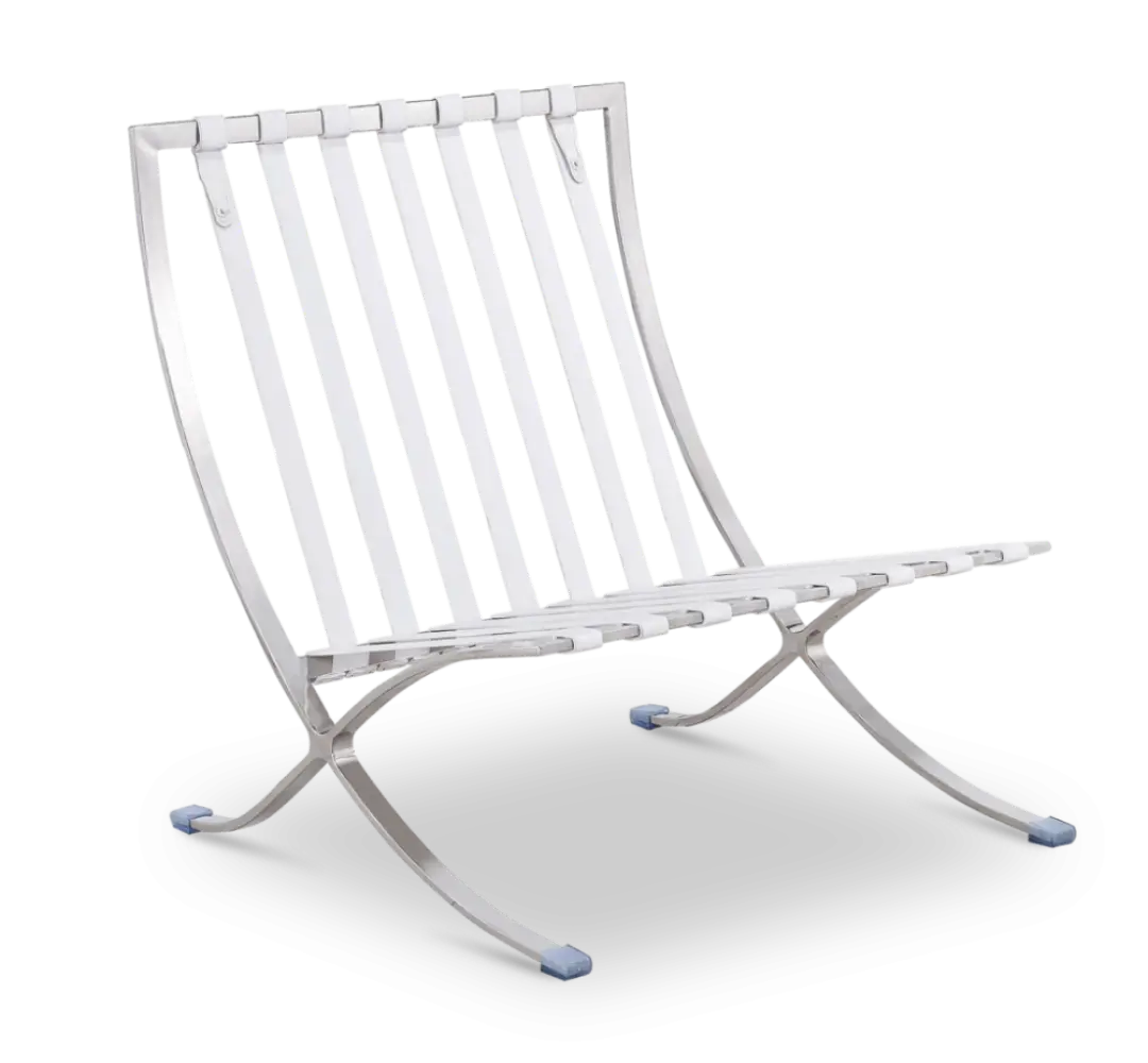 Paviljoen Chair XL Wit Leer Paviljoen Chair XL Wit Leer
