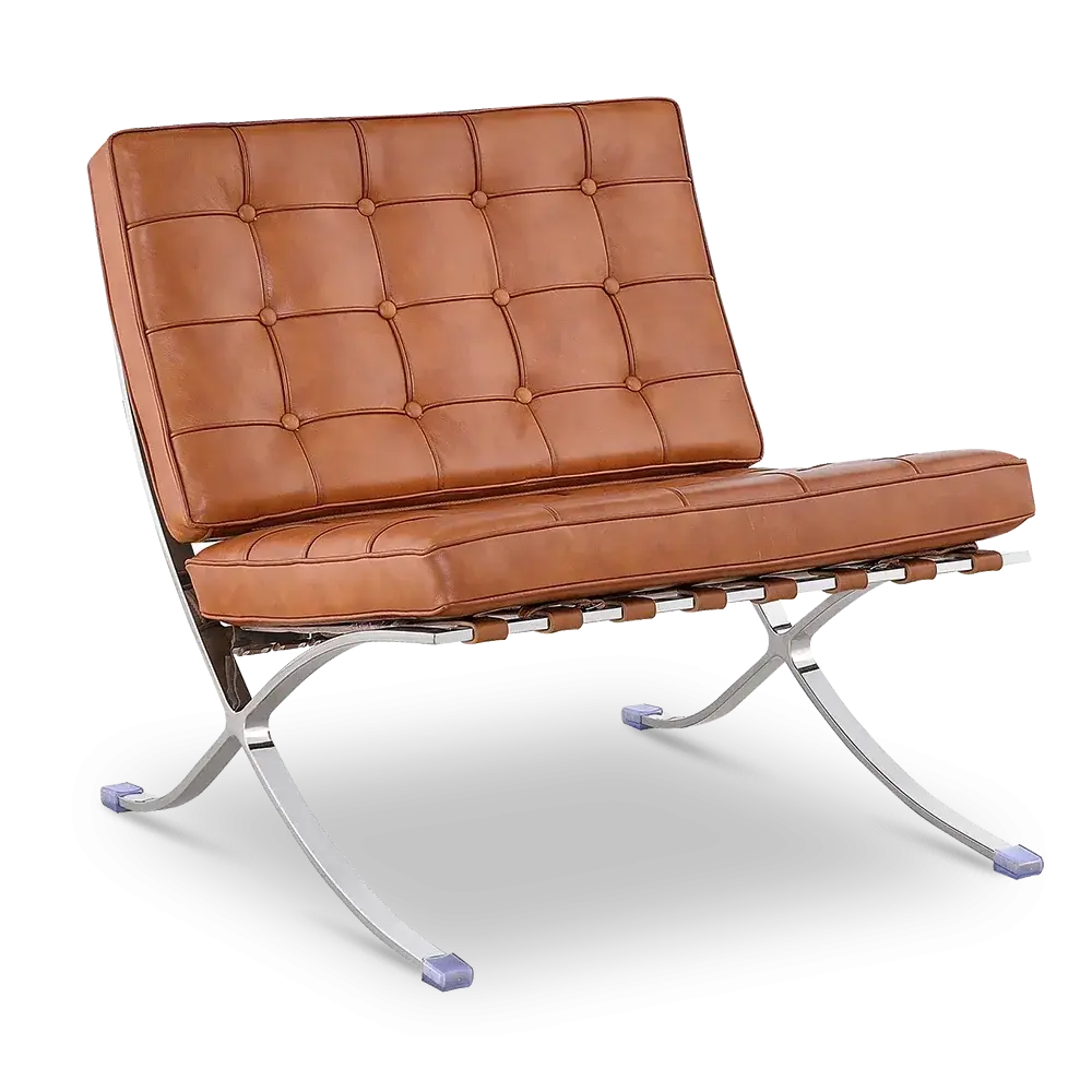 specificaties paviljoen chair cognac leer 
