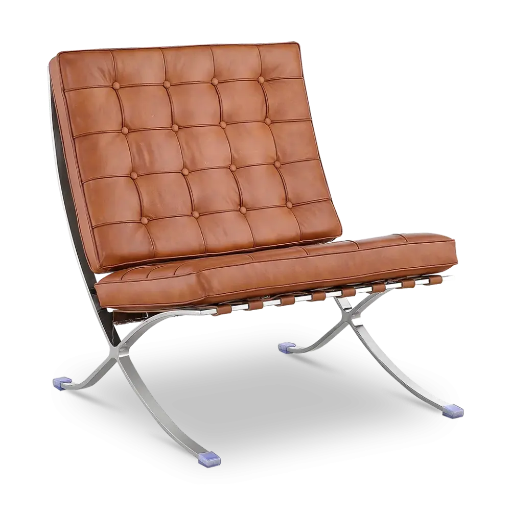 specificaties paviljoen chair xl cognac leer