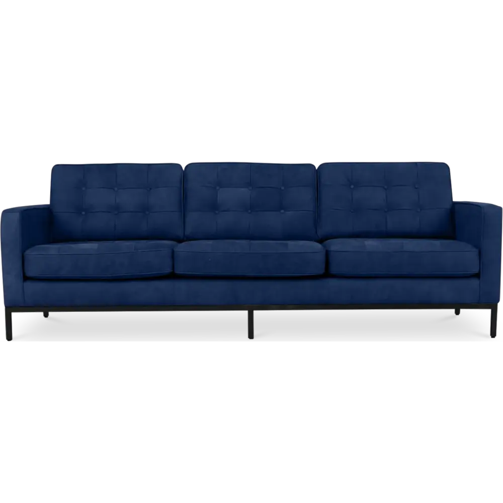 specificaties Italo 3 zits blauw velvet    