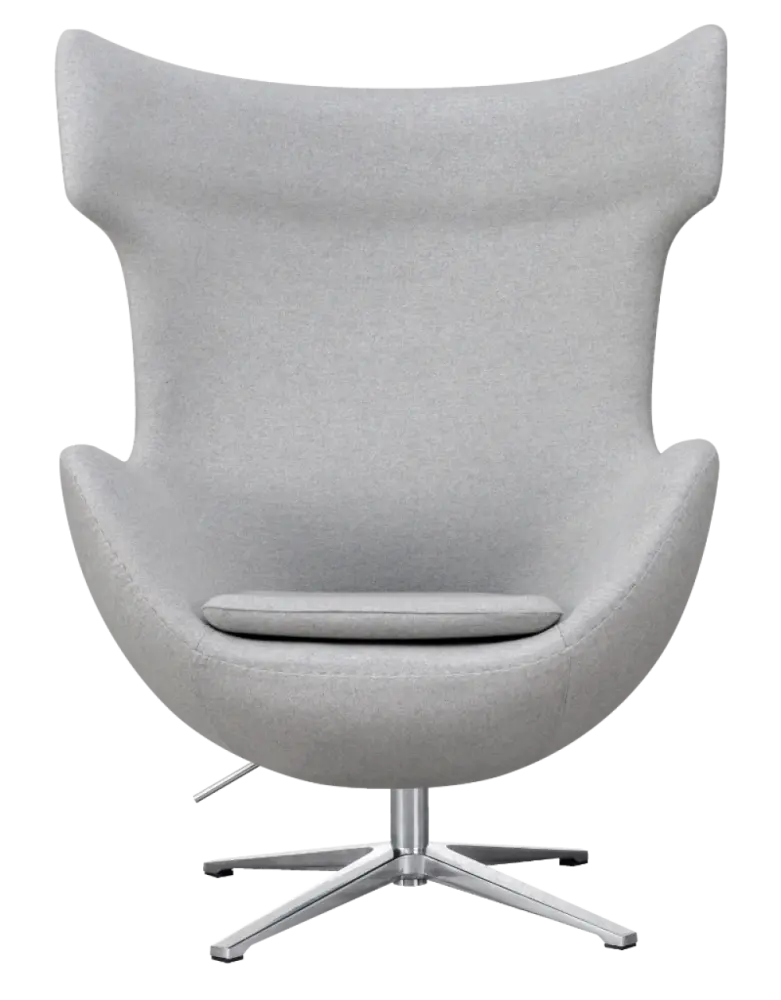 Flegg Chair Licht Grijs Kasjmier