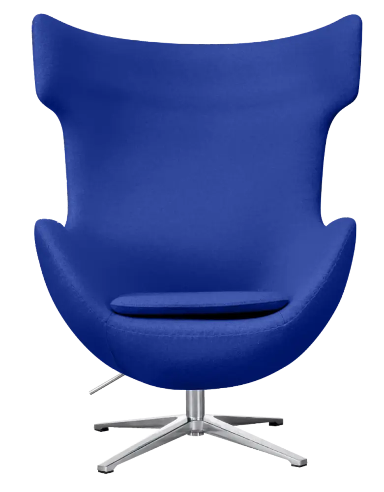 Flegg Chair Blauw Kasjmier