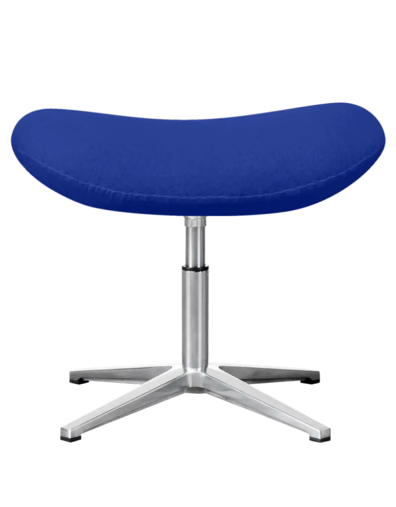 Flegg Ottoman / Hocker Blauw Kasjmier