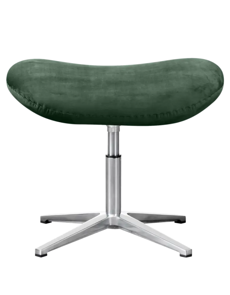 Flegg Ottoman / Hocker Forrest Green Velvet