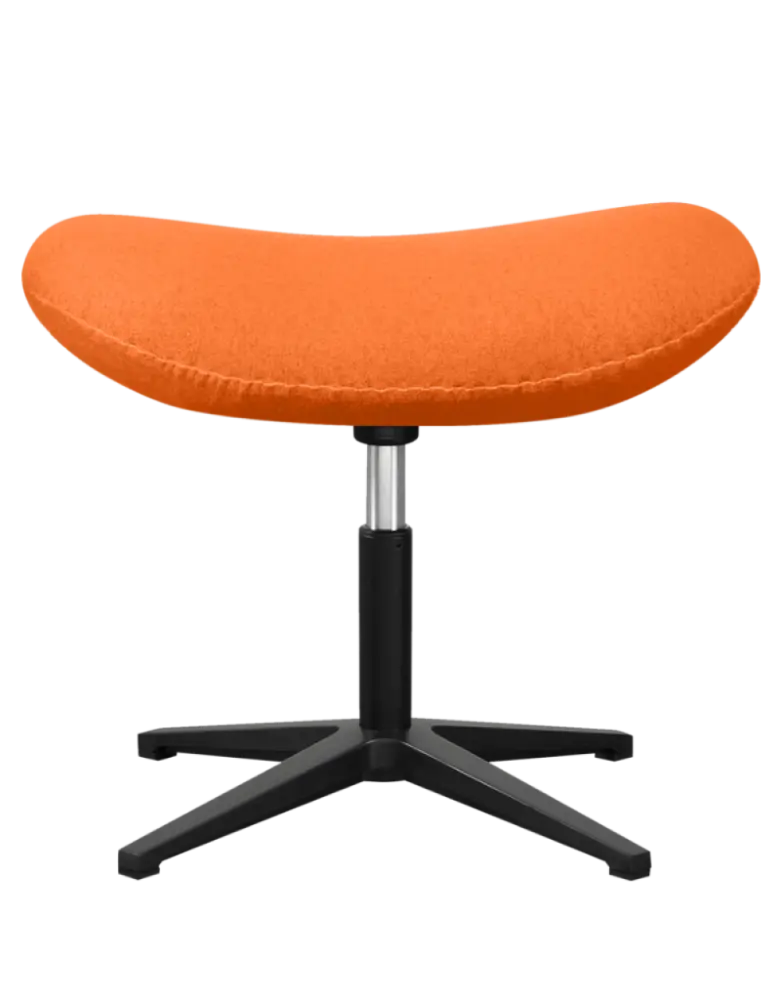 Flegg Ottoman / Hocker Oranje Kasjmier