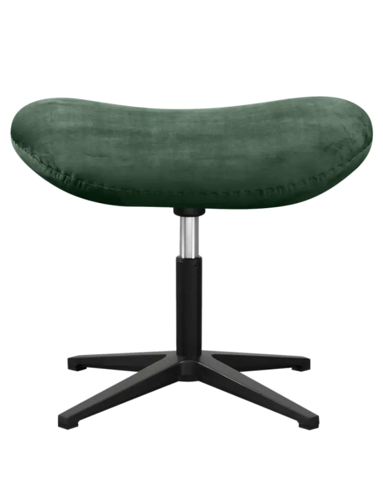 Flegg Ottoman / Hocker Forrest Green Velvet