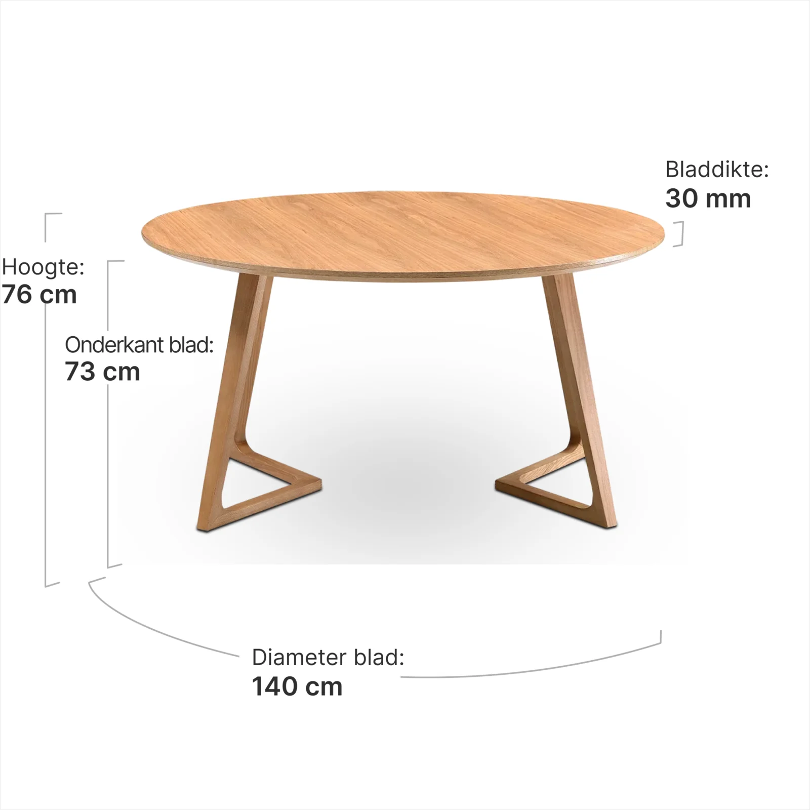 Eettafel Jensen Rond Essen