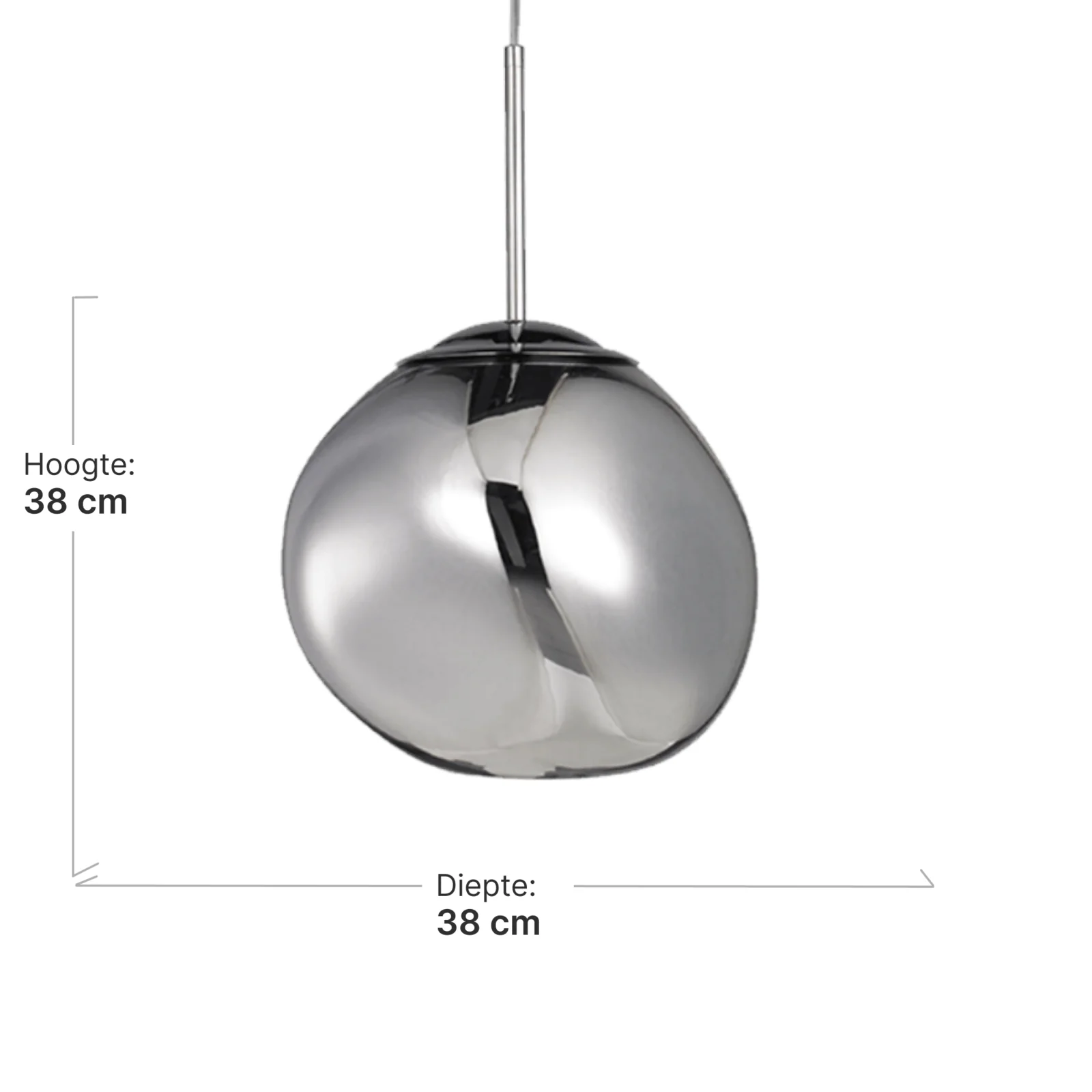 Hanglamp Blobby | Zilver